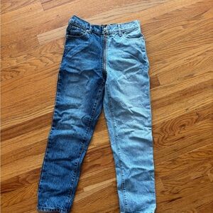 Womens Revice Dual-Blue Straight Jeans